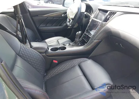 2021 Infiniti Q50 Red Sport 400 из США, поврежденный, VIN JN1FV7DP5MM850509